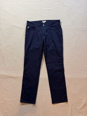 Peter Millar Golf Pants Mens 34x32 Crown Sport Navy Stretch Performance Casual